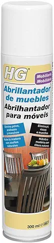 HG Abrillantador de Muebles 300 ml - Para Limpiar y Mantener Muebles de Madera - Limpia y Nutre - Rápida y Eficazmente  