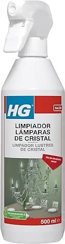 HG Limpiador Lámparas de Cristal, Producto de Limpieza para Accesorios de Iluminación de Cristal y Vidrio, No Daña las Superficies y Disuelve La Suciedad, Producto HG de Limpieza - 500 ml  