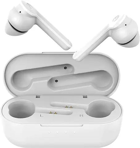 Hiditec | Vesta | Auriculares Bluetooth 5.0 | con Modo Gaming | Resistente al Agua | Cascos sin Cables | Batería 24h | Estéreo In-Ear | Alcance Hasta 20 Metros | Compatible con IPhone y Android  