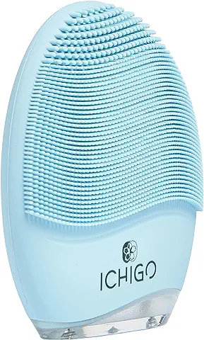 ICHIGO-EASY CLEAN PLUS - Cepillo Limpiador Facial Sónico y Masajeador con Intesidad Regulable, Recargable por USB, Waterproof y 3 Años de Garantía. Limpiador Facial Electrico.  