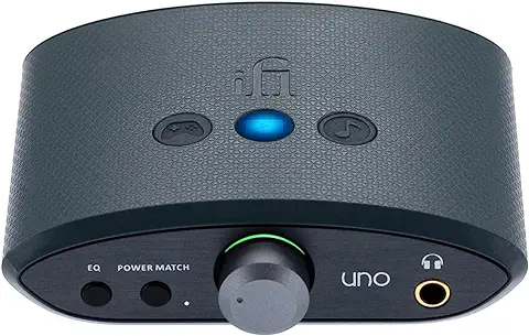 IFi uno - DAC y Amplificador de Auriculares - Entrada USB-C - Mejora el Audio Mediocre - Modo Streaming/Juegos/Música- 32 Bits/384 KHz/DSD256/MQA- Windows/MAC/Dispositivo Inteligente/Altavoces Activos  