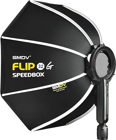 Impulsfoto SMDV – Softbox Speedbox-Flip G 32 | 80 cm de Diámetro | Listo para usar en 1 Segundo  