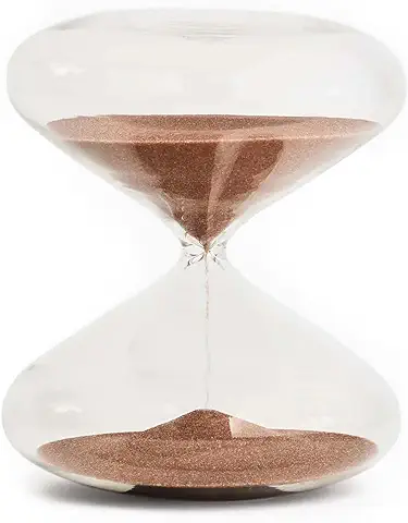 Intelligent Change Mindful Focus 30 Minute Hourglass - Hourglass Sand Timer for Productivity, Mindfulness, and Time Management - For Studying or Relaxation Breaks - Minimalist Home or Office Decor  