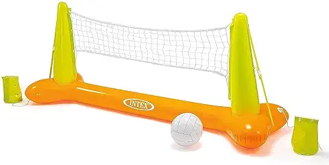 Intex Pool Volleyball Game Set Rectangular, Naranja/Verde, de 7 a 11 Años 56508NP  