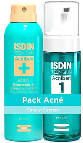 ISDIN ACNIBEN Pack Limpiador Purificante Espuma y Acniben Body. Cuidado Corporal de las Pieles Grasas o con Tendencia Acneica  