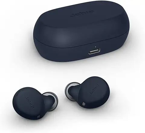 Jabra Elite 7 Active In-Ear Bluetooth - Auriculares Deportivos Inalámbricos True Wireless con ShakeGrip para un Mejor Ajuste Activo, Cancelación Activa del Ruido Ajustable, Azul Marino  