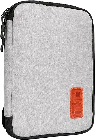 JamBer Electrónico Organizador de Cables Bolsa de Viaje Cable Bolsa Cables Electrónica Accesorios Bolsa para Cables Estuche Cables, para Almacenamiento, Gris…  