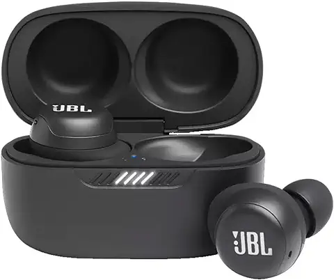 JBL LIVE FREE Auriculares In Ear Inalámbricos con Cancelación de Ruido con Smart Ambient, Resistentes al agua IPX7, Hasta 21 Horas de Reproducción, Color Negro  