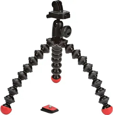 Joby GorillaPod JB01300-BWW - Trípode de Acción, Mini Flexible con Adaptador para GoPro, 360 y Otras Cámaras de Acción, Peso Hasta 500 g  