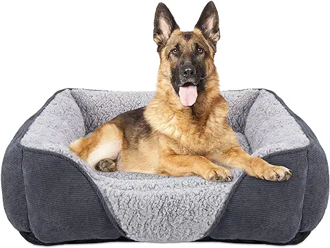 JOEJOY Cama para Perros Grandes, Cama Perro Lavable y Esponjosa, Cama para Mascotas para Perros Grandes, Camas Antideslizantes para Perros(XL 89x63x23cm)  