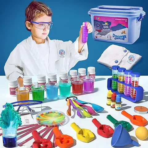 Juego de Experimentos Científicos, 30 Experimentos de Química para Niños, Juguetes Científicos de Aprendizaje Educativo DIY Stem para Niños  