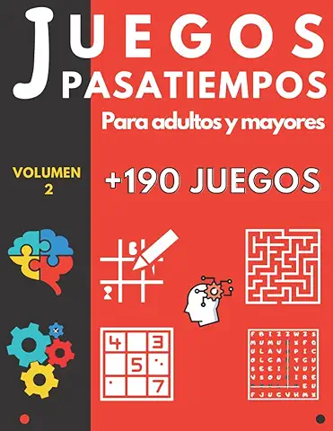 Juegos Pasatiempos para Adultos y Mayores Volumen 2: Libro de Actividades para Ancianos. Ejercicios Memoria y Logica.  