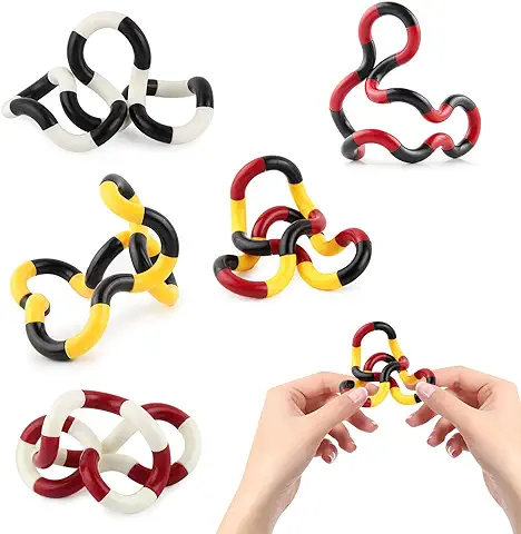 Juguete Antiestrés para Enredos de Manos | Juguete de Descompresión Retorcido | Fidget Twister Juguetes | Juguete de Mano de Enredos de Manos de Autismo, Artilugios para Relajación de Ocio  