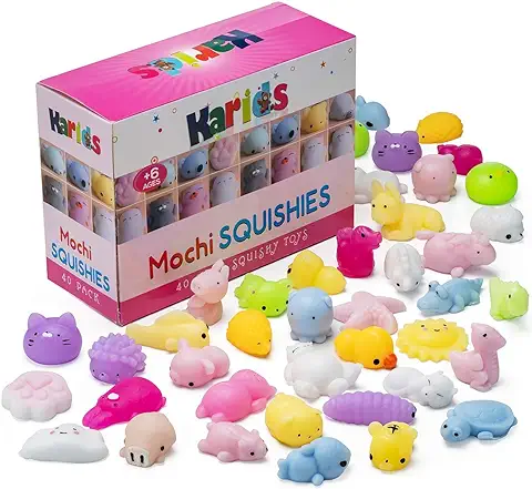 Juguetes Squishy Paquete Surtido de 40 Squishies: Kawaii -Regalos para Niños - Regalos Cumpleaños Niños Colegio - Detalles Cumpleaños Niños -Relleno Piñatas de Cumpleaños Infantil  