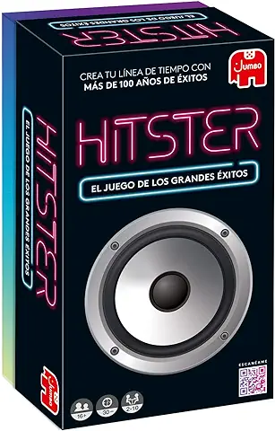 Jumbo - Hitster Original, Un Juego de Fiesta y Cartas para Adultos y para Jugar en Familia, de 2 a 10 Jugadores Mayores de 16 Años, Español, Multicolor  