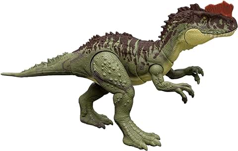 Jurassic World Yangchuanosaurus gran Acción, Dinosaurio de Juguete Articulado, Regalo para Niños +4 Años (Mattel HDX49)  