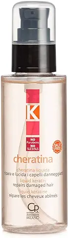 K-Cheratina Liquid - Serum Profesional con Queratina Hidrolizada y Aceite de Argán para Cabellos Dañados - Tratamiento de Hidratación y Reestructuración - 100 ml  