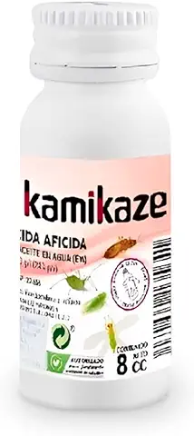 Kamikaze - Insecticida y Acaricida - Aceite Protector de Plantas - Polivalente para una Amplia Gama de Insectos en Cultivos Autorizados - Apto para Jardinería Exterior Doméstica - 8cc - Probelte  