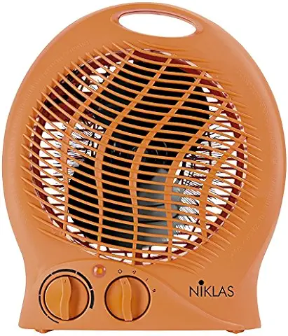 KEKAI KT0590 - Termoventilador 1000/2000 W 23x14x27 cm Naranja  