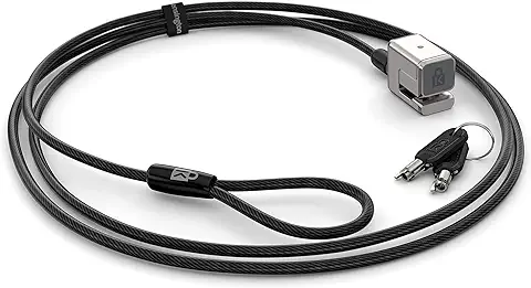 Kensington Candado de Cable con Llave para Ordenadores Portátiles Surface Pro y Surface Go con Cable de Acero al Carbono de 1,8 m (K68134WW)  