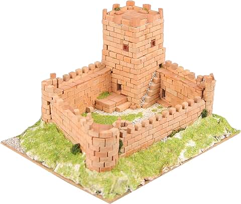 Keranova- Kit de Cerámica Castillo Medieval, Color Marrón (30219), a Partir de 10 Años.  