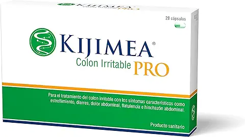 Kijimea Colon Irritable Pro, Una Terapia Contra el Síndrome del Colon Irritable (Diarrea, Dolor Abdominal, Flatulencia, Estreñimiento), Producto Vegano, Verde, 28 Unidades (Paquete de 1)  