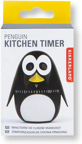 KIKKERLAND - Cronómetro de Cocina, Diseño de Pingüino  