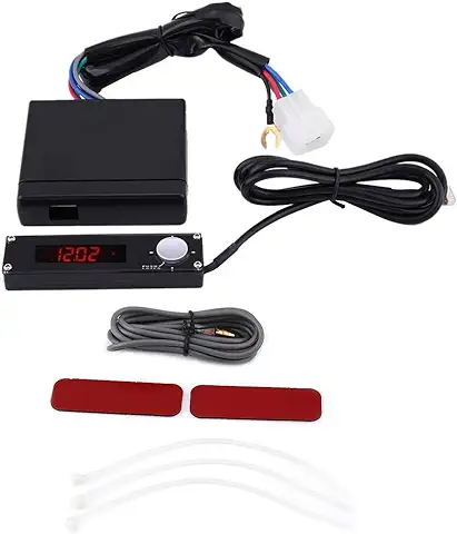 KIMISS LED Turbo Timer，universal Dispositivo Temporizador de Turbo del Coche LED Retardador de Tiempo Turbo de Auto(rojo)  