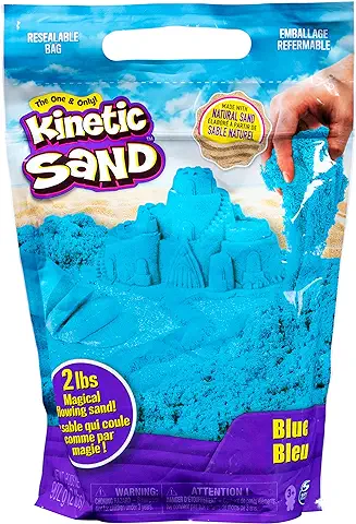 Kinetic Sand - Arena MÁGICA - 907g de Arena Azul para Mezclar, Moldear y Crear - Kit Manualidades Niños - 6061464 - Juguetes Niños 3 Años +  