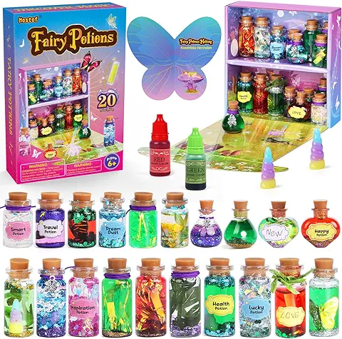 Kit de Pociones de Hadas para Niños, Pociones de Polvo Mágico de Mostof, Juguetes Creativos de Regalo  