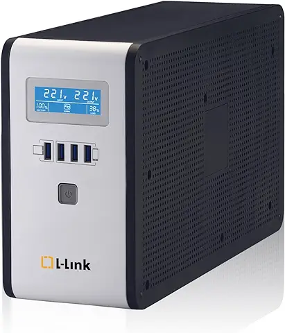 L-Link | Sistema de Alimentacion Ininterrumpida para Pc | Sai de 2000 VA Interactive con Display LCD L-LINK LL-7720  