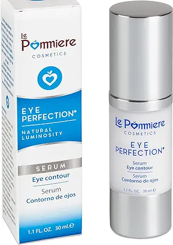 Le Pommiere serum contorno de ojos anti edad 30ml con ácido hialurónico y colágeno. Crema anti arrugas para patas de gallo y líneas de expresión