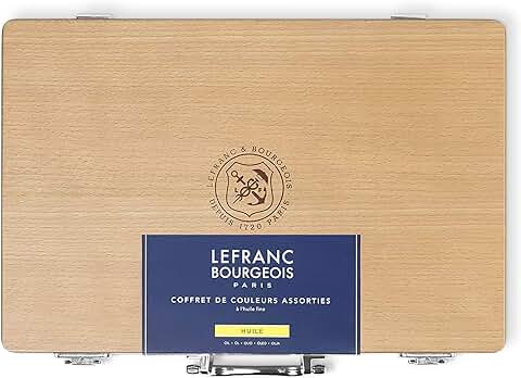 Lefranc Bourgeois Caja Madera oleo Fine, Multicolor, 40 ml (Paquete de 1)  