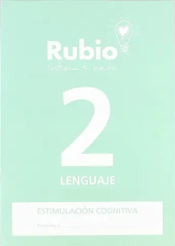 Lenguaje 2 RUBIO | Estimulación Cognitiva  