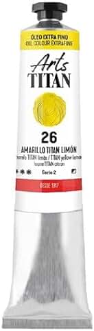 ÓLEO AMARILLO LIMÓN TITAN Extrafino 6 - 20ml. Nº 26  