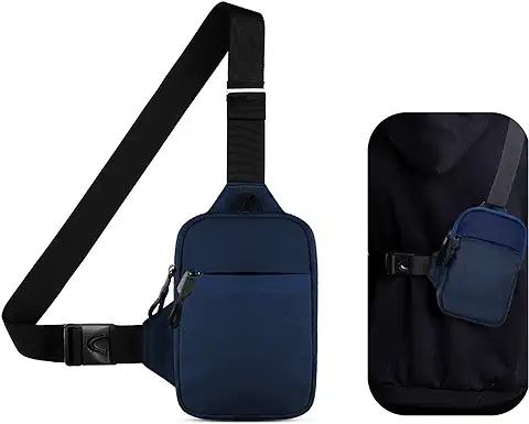 Libershine Sling Bag, Bandolera, Bolsa de Pecho, Mochila Bandolera, Hombres o Mujer Bandolera Crossbody, Mochila Cruzada Pequeña, para Ciclismo Correr Senderismo Gimnasio Viajes  