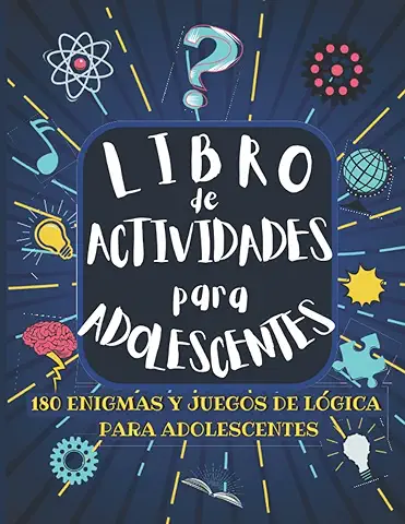 Libro de Actividades para Adolescentes: 180 Enigmas y Juegos de Lógica para Adolescentes| Rompe el Aburrimiento para Niñas y Niños con Sudoku, ... Ingenio y Rompecabezas para Niños 12-16 Años.  