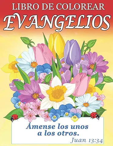 Libro de Colorear Evangelios: Para Adultos (Ayuda para Personas Mayores con Demencia o Alzheimer)[Terapia Artística Anti Estrés] (Libros de Colorear)  