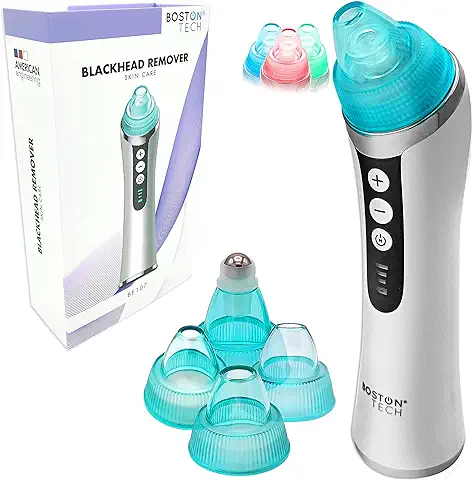 Limpiador Facial Poros Removedor de Puntos Negros Ultima Tecnología Succionador de Impurezas 4 Cabezales Intercambiables, 3 Niveles de Potencia. Cargador USB. Tecnología Lumino Belleza Modelo BE107  