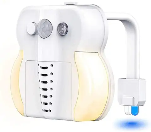Luz de Inodoro Interior Toliet, Luces de Noche LED con Sensor de Movimiento, luz de Noche de Inodoro para Baño/regalos (1 PCS)  