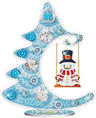 LYLIDIA 5D Diamond Painting Navidad Arbol Navidad Diamond Painting Kit Completo Nuevo Decoración Navidad DIY Diamante Pintura Navidad Kit de Navidad Adorno Doble Cara para Adulto Niño  