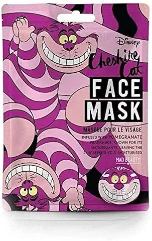 Mad Beauty, Mascarilla Facial Disney El Gato Risón, Disney Animal Face Mask Cheshire Cat  