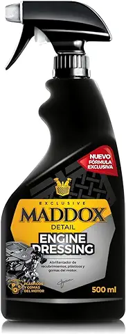 Maddox Detail - Engine Dressing - Abrillantador de Recubrimientos, Plásticos y Gomas del Motor. No Es Inflamable, 500ml  