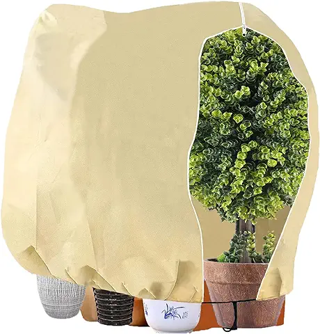 MAILEKT Funda para Plantas, Cubre Plantas Invierno, Cubierta para Plantas Protección, Plantas Cubierta Protección Invierno, Cubiertas de Protección Contra Heladas de Plantas 180 x 120 cm  