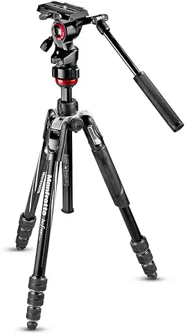 Manfrotto Befree Live Twist - Trípode de Viaje en Aluminio con Cierre de Rosca para Cámara Reflex, CSC, Cámaras Compactas - Para Contenido Creativo, Videos, Vlogging  