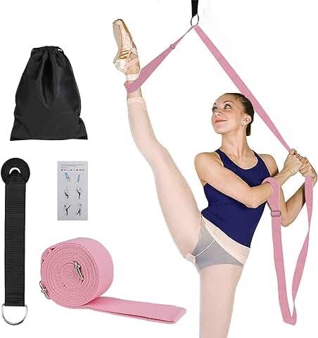 MaoXinTek Correa de Yoga, Ballet Banda Elástica para Piernas, Cinturón Equipo Cinta para la Pierna de Estiramientopara para Baile, Gimnasia, Entrenamiento de Gimnasia, Taekwondo  