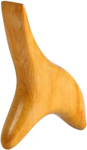 Masajeador de Madera Tailandés Tradicional, Herramientas de Masaje de Madera, Placa de Raspado de Madera Gua Sha para Cabeza Mano Cara Pie Cuerpo, Alivio del Estrés, Cuidado de la Salud (02)  