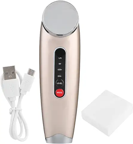 Masajeador Facial, Máquina de Estiramiento Facial de Iones Negativos, Máquina Facial Galvánica, Rodillo Masajeador Facial, Herramientas para el Cuidado de la Piel, Rodillo Masajeador Facial Eléctrico  