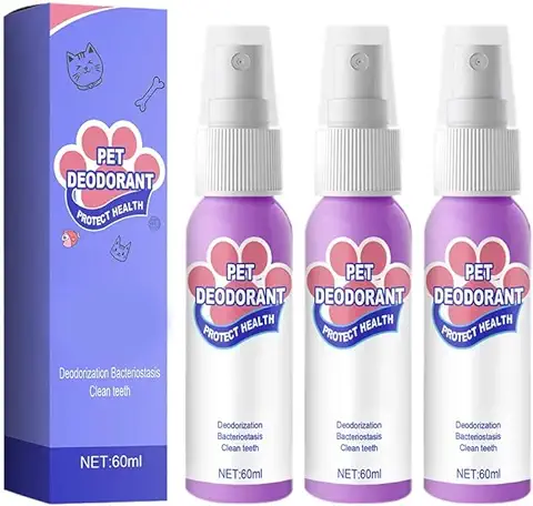 Mascotas Oral Spray, Spray Dental Para Perros, Spray Limpiador Dental Para Mascotas Enjuague Bucal Para Perros Y Gatos Spray Refrescante Del Aliento Para Eliminar El Mal Aliento Y El Sarro (3 Pcs)  