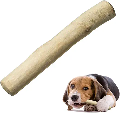 Masticar Madera para Perros,Varilla para Masticar para Perros,Juguete para Perros Masticar y Morder,Palo Masticar,Juguete Mordedor del árbol de Café para Perros Pequeños y Medianos,12-15cm,S,  